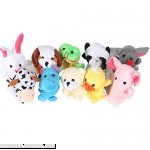 Easter Egg Fillers School Animal Finger Puppet Toys for All Ages Mini Plush Toys Kids Toys Category Soft Hand Finger Puppet Games for Autistic Children Great Family Parents Talking Stories  B07Q13YSFM